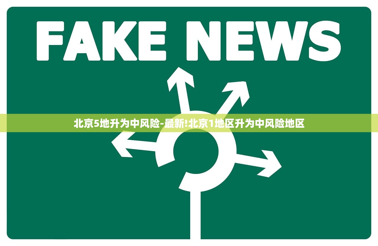 北京5地升为中风险-最新!北京1地区升为中风险地区