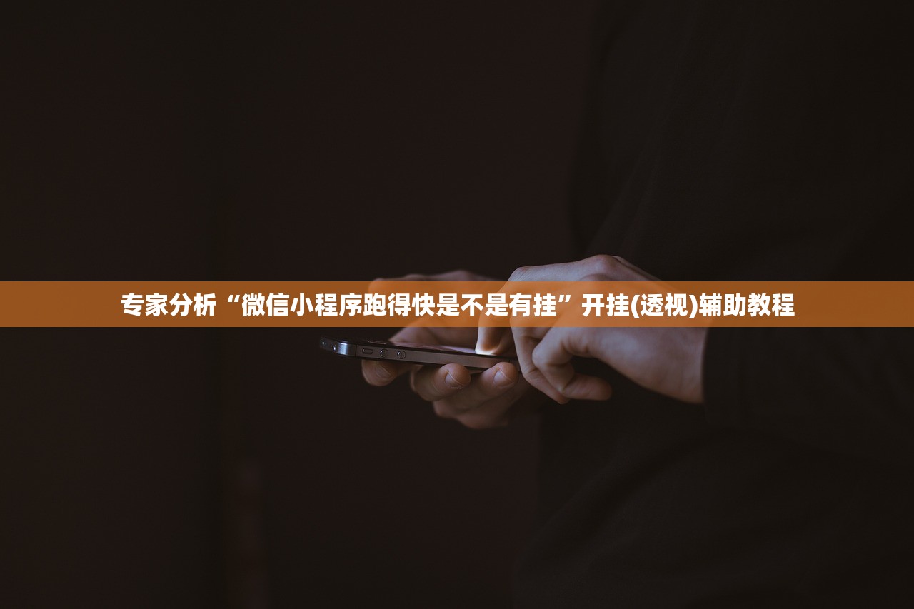 专家分析“微信小程序跑得快是不是有挂”开挂(透视)辅助教程