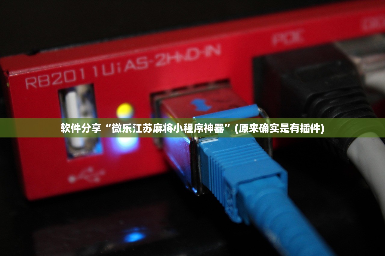软件分享“微乐江苏麻将小程序神器”(原来确实是有插件)