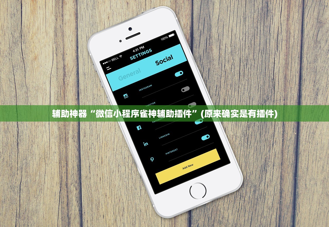 辅助神器“微信小程序雀神辅助插件	”(原来确实是有插件)