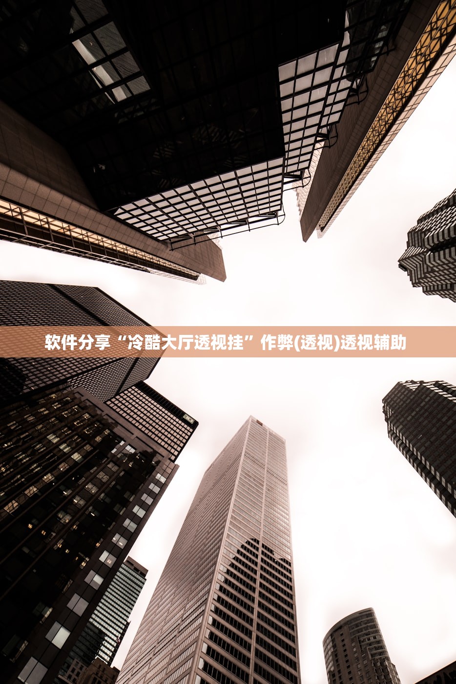 软件分享“冷酷大厅透视挂”作弊(透视)透视辅助 