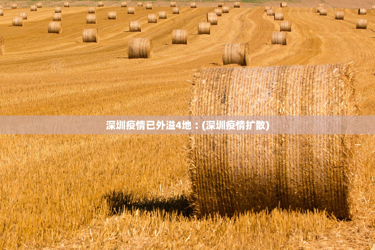 深圳疫情已外溢4地︰(深圳疫情扩散)