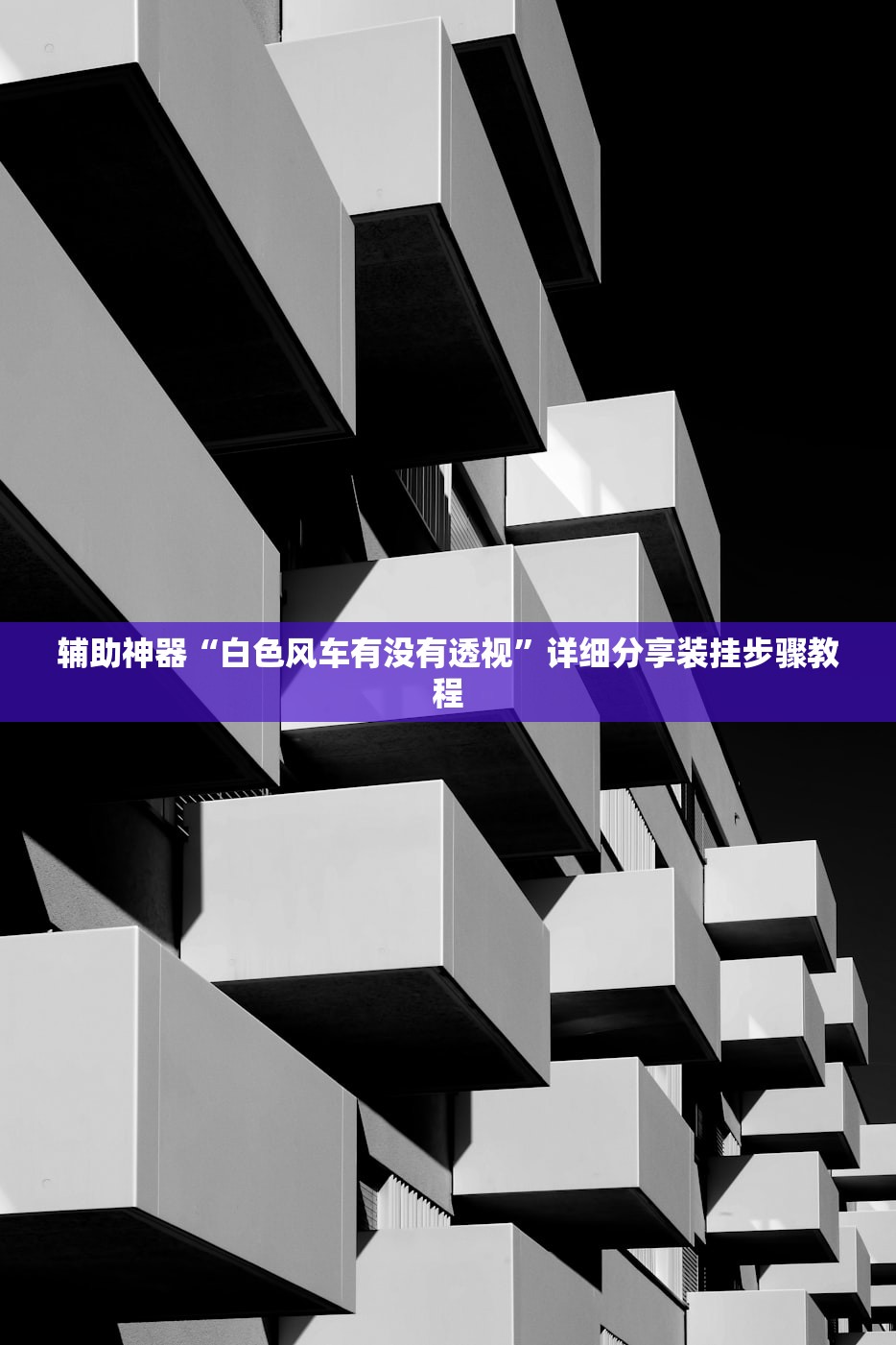 辅助神器“白色风车有没有透视”详细分享装挂步骤教程