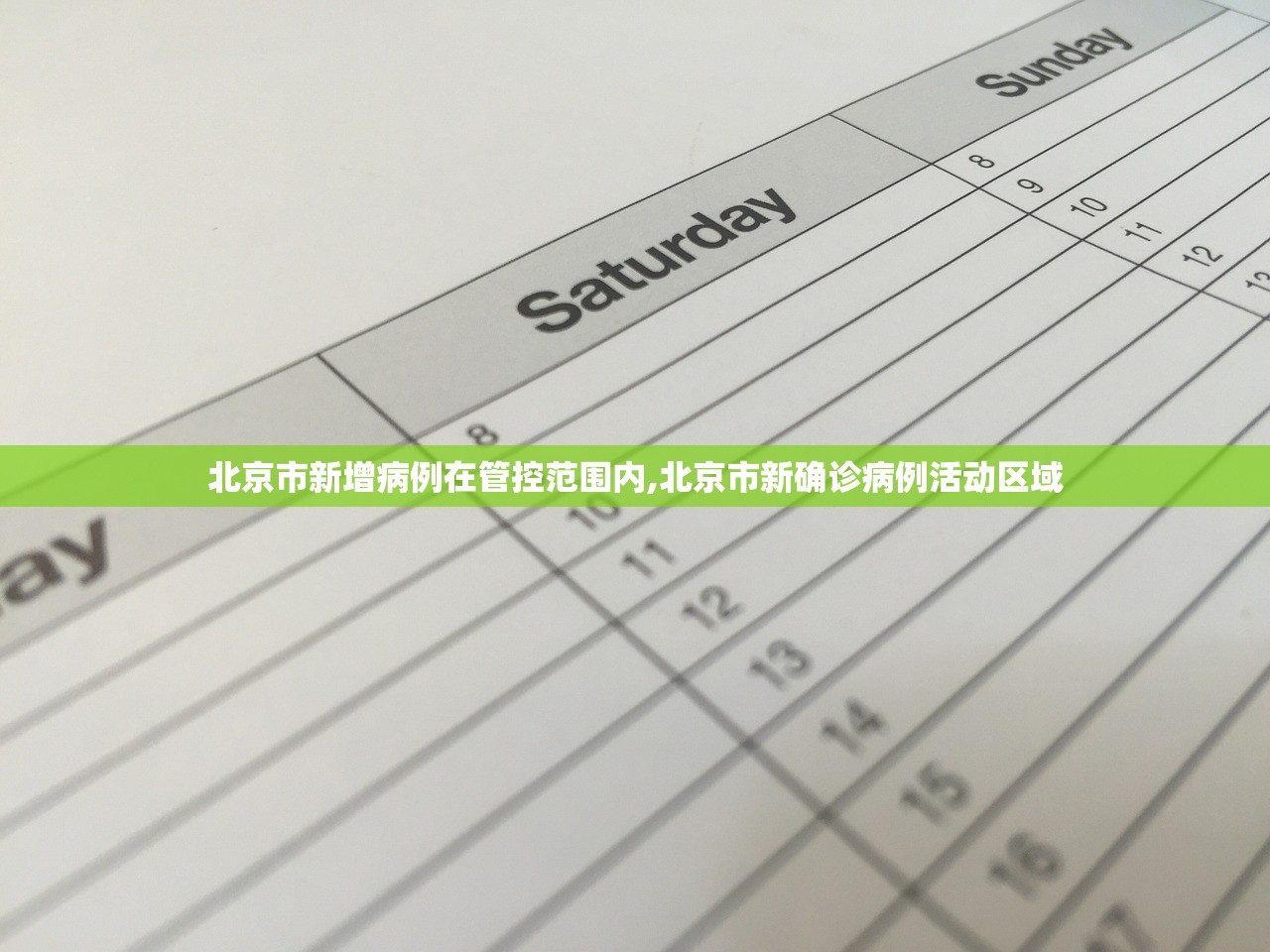 北京市新增病例在管控范围内,北京市新确诊病例活动区域
