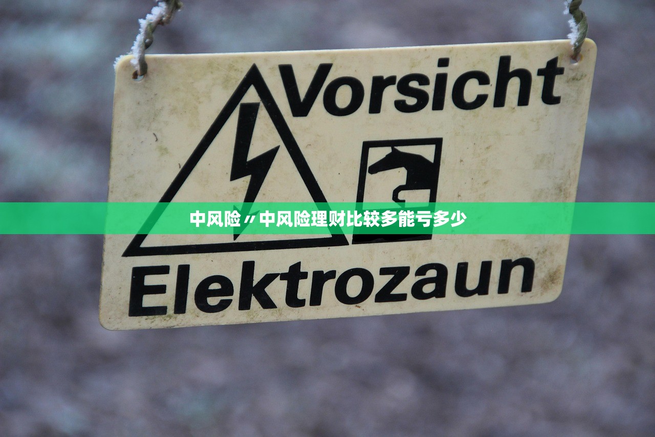 中风险〃中风险理财比较多能亏多少