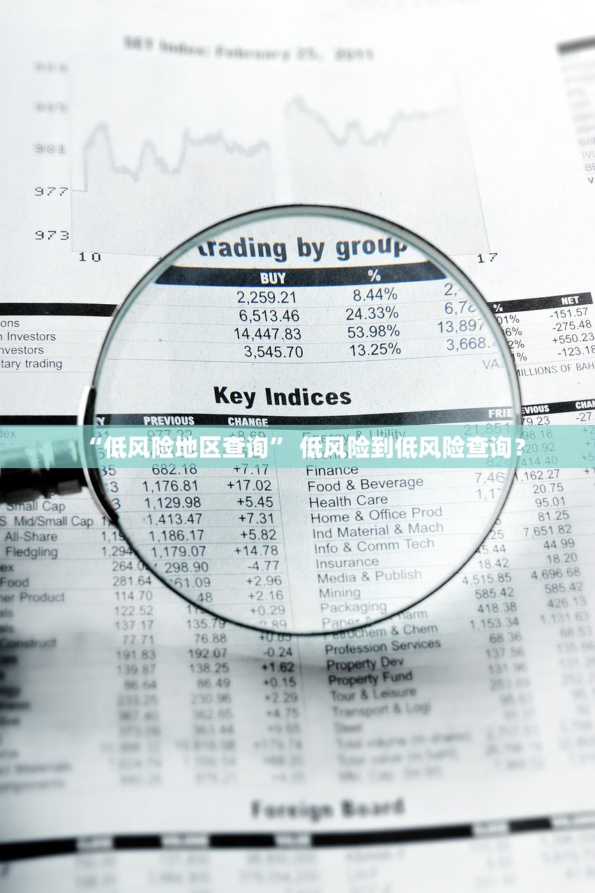 “低风险地区查询” 低风险到低风险查询？