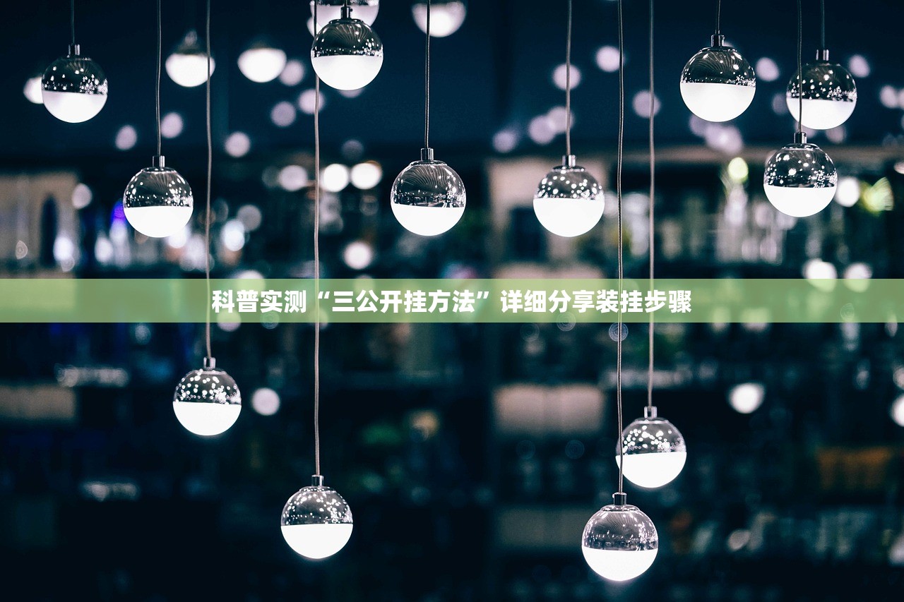 科普实测“三公开挂方法”详细分享装挂步骤