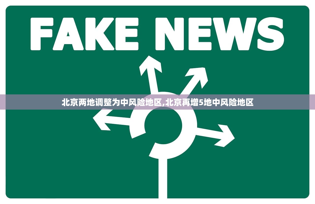 北京两地调整为中风险地区,北京再增5地中风险地区