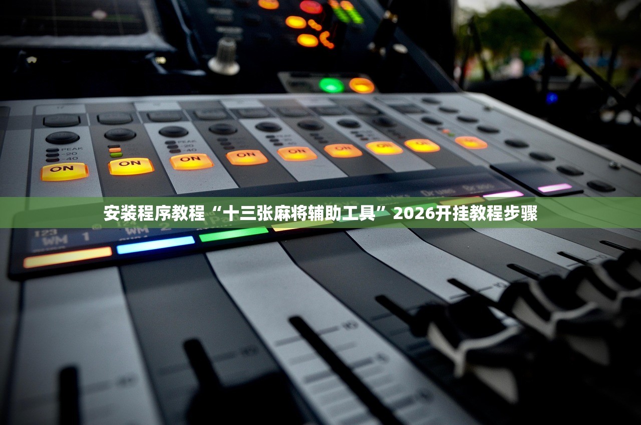 安装程序教程“十三张麻将辅助工具”2026开挂教程步骤