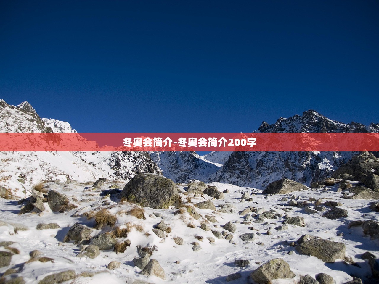 冬奥会简介-冬奥会简介200字 冬奥会简介-冬奥会简介200字