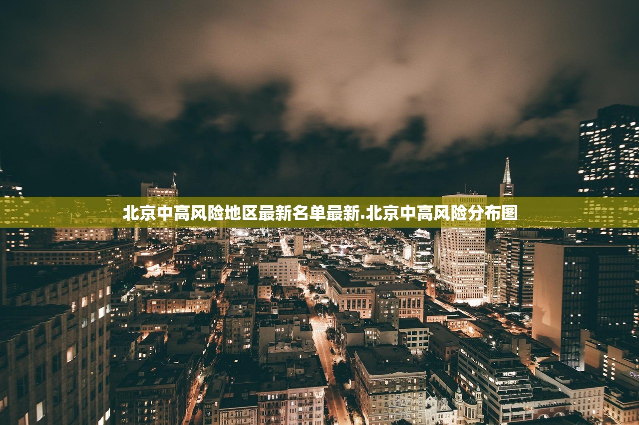 北京中高风险地区最新名单最新.北京中高风险分布图