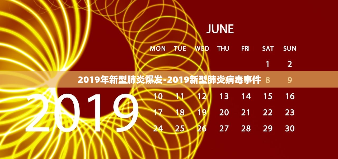2019年新型肺炎爆发-2019新型肺炎病毒事件