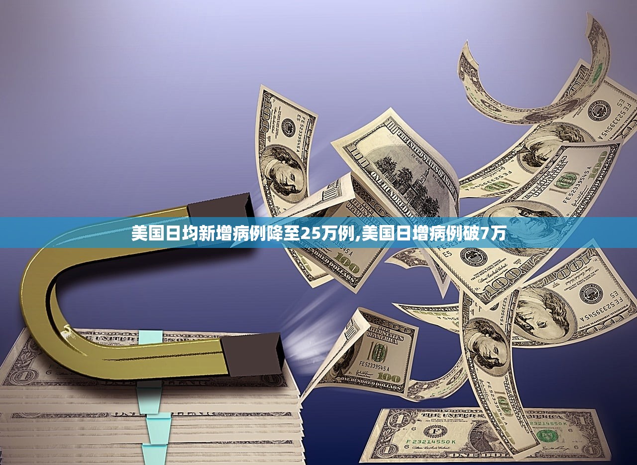 美国日均新增病例降至25万例,美国日增病例破7万