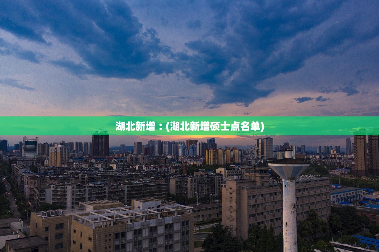 湖北新增︰(湖北新增硕士点名单)
