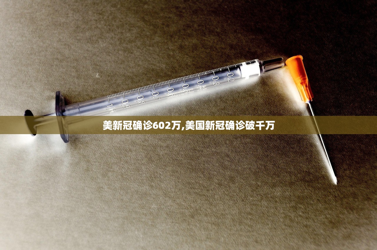 美新冠确诊602万,美国新冠确诊破千万