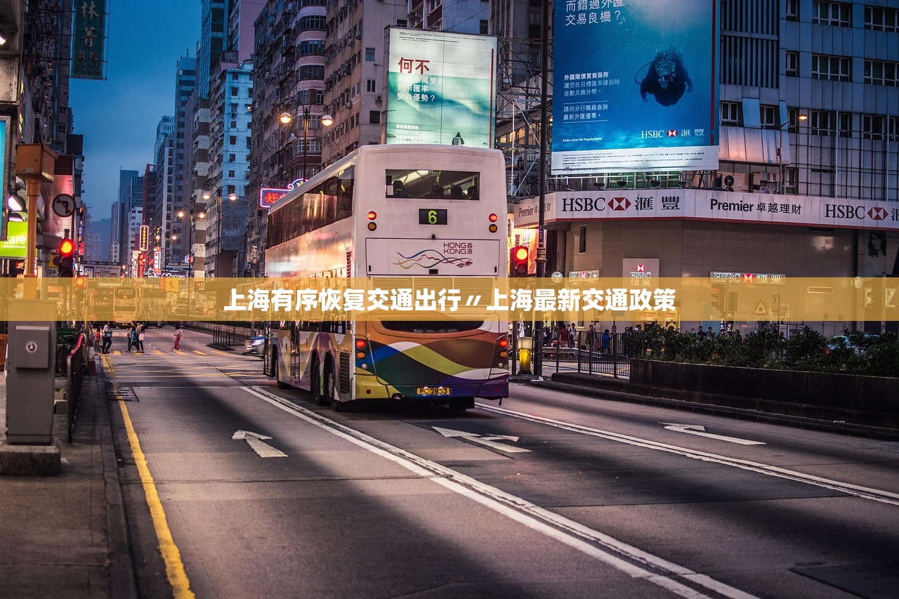 上海有序恢复交通出行〃上海最新交通政策