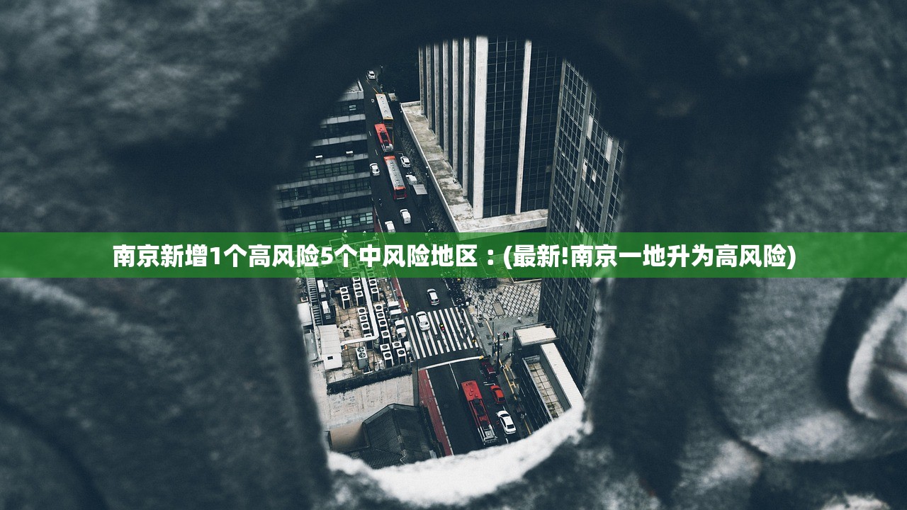 南京新增1个高风险5个中风险地区︰(最新!南京一地升为高风险)