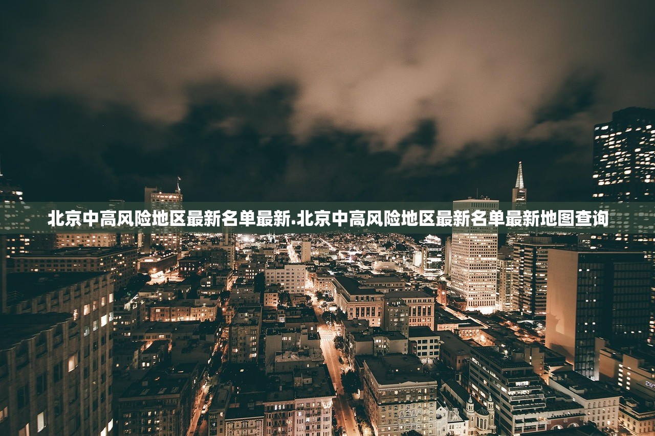 北京中高风险地区最新名单最新.北京中高风险地区最新名单最新地图查询