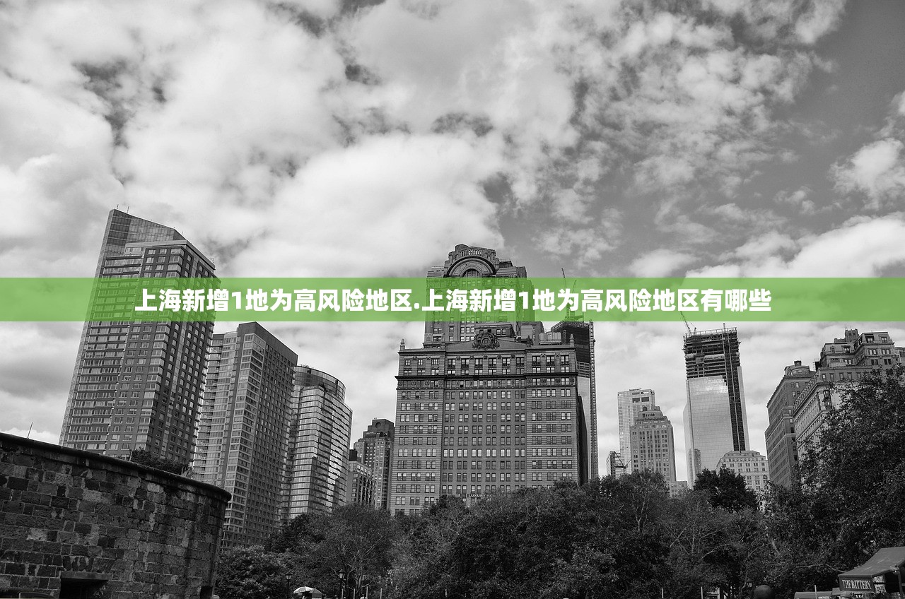 上海新增1地为高风险地区.上海新增1地为高风险地区有哪些